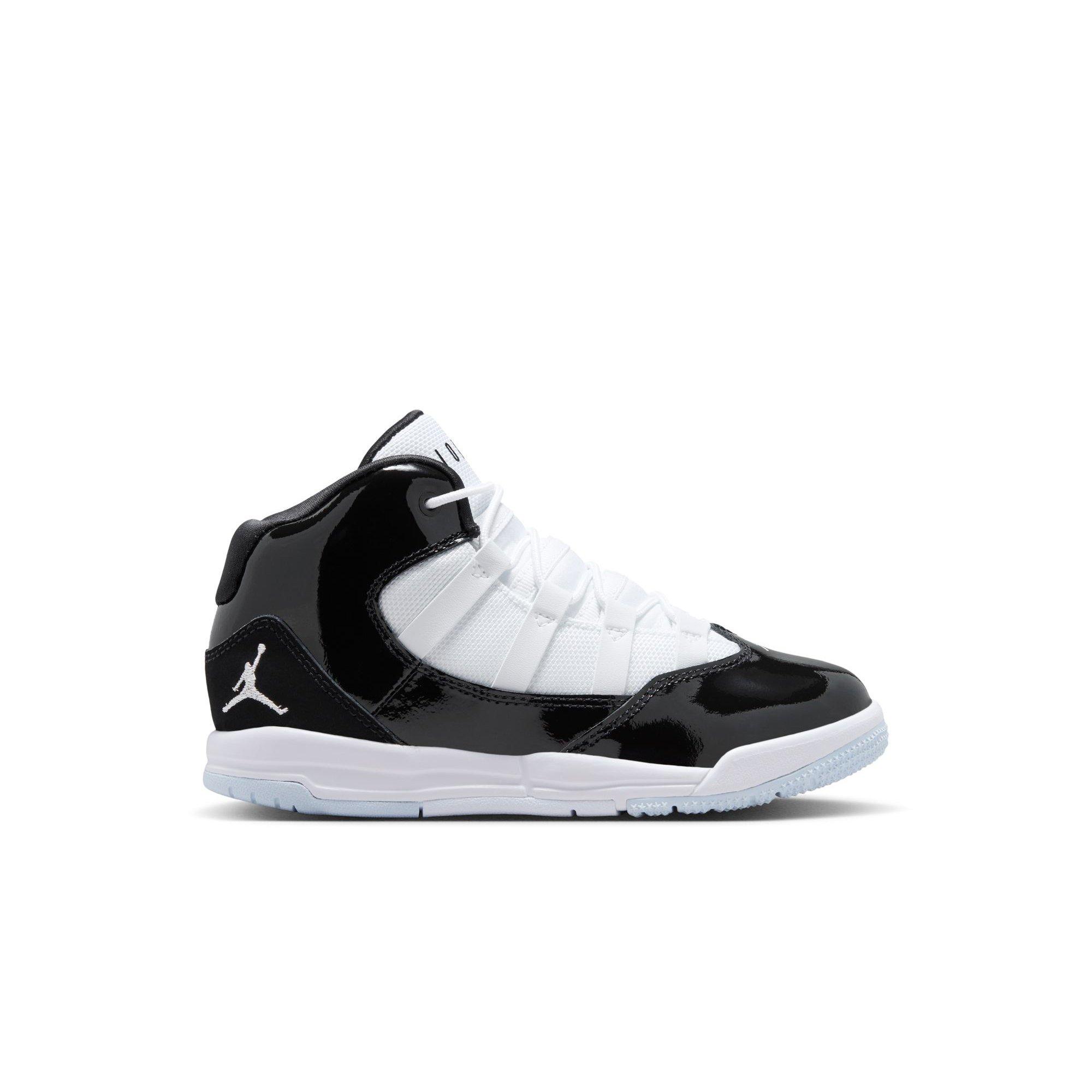 Jordan Max Aura "Black/White" Preschool Boys' Shoe - BLACK/WHITE